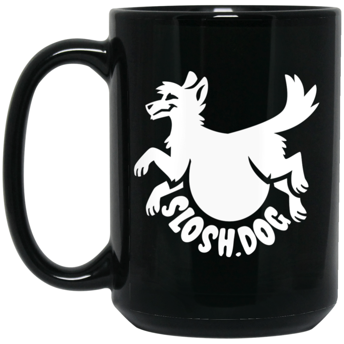 SloshDog 15oz Mug (Black)