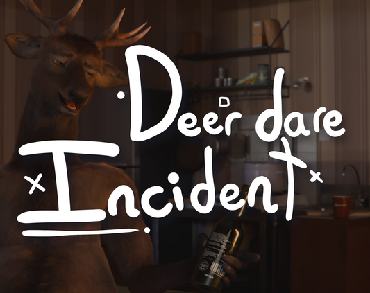 Deer dare incident