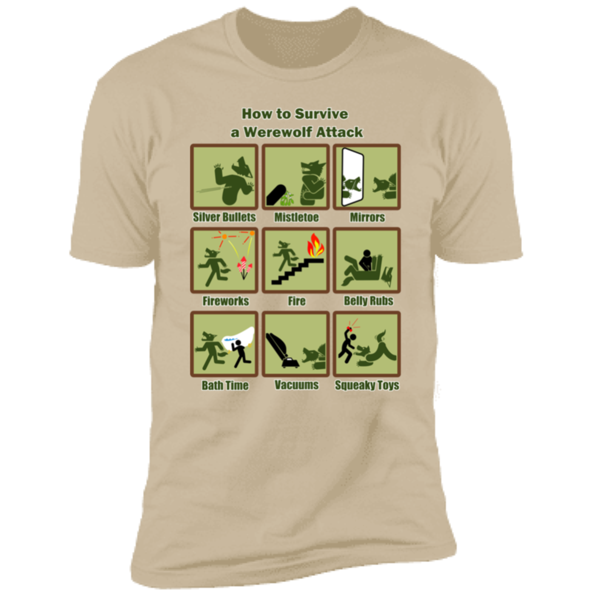 Werewolf Survival Guide T-Shirt – SloshDog