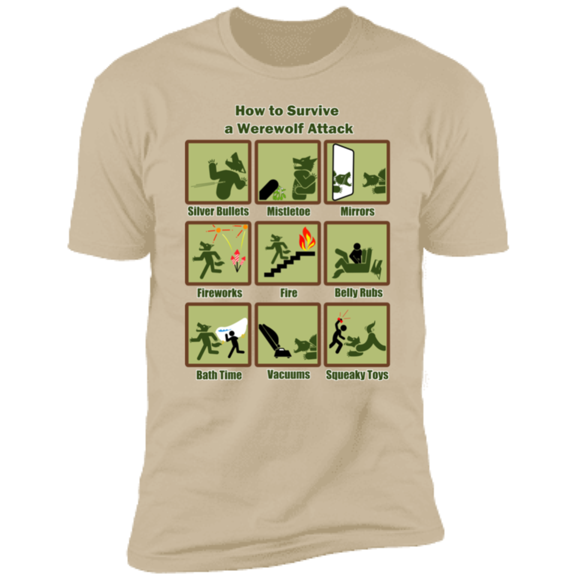 Werewolf Survival Guide T-Shirt